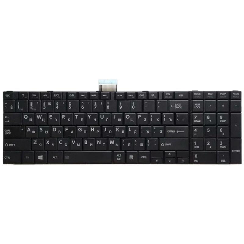 Russian Keyboard for Toshiba Satellite C50 / C55 Series - Black 3