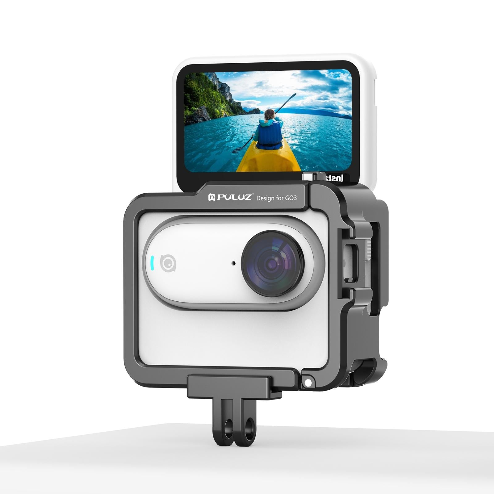 Aluminum Alloy Protective Frame for Insta360 Go 3 Camera with Battery Case 9