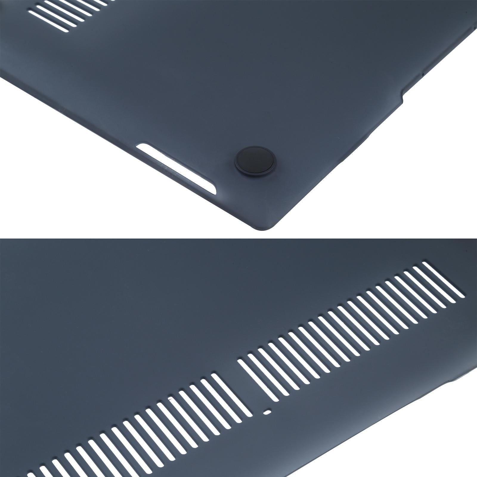 Frosted Shockproof Laptop Case - Protective - Black 15