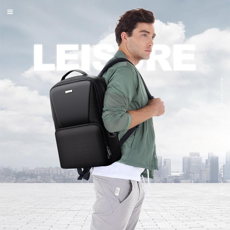 Anti-theft Waterproof Business Backpack for Travel - 30x15x44cm in Black 8