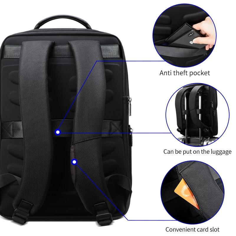 Anti-theft Waterproof Business Backpack for Travel - 30x15x44cm in Black 11