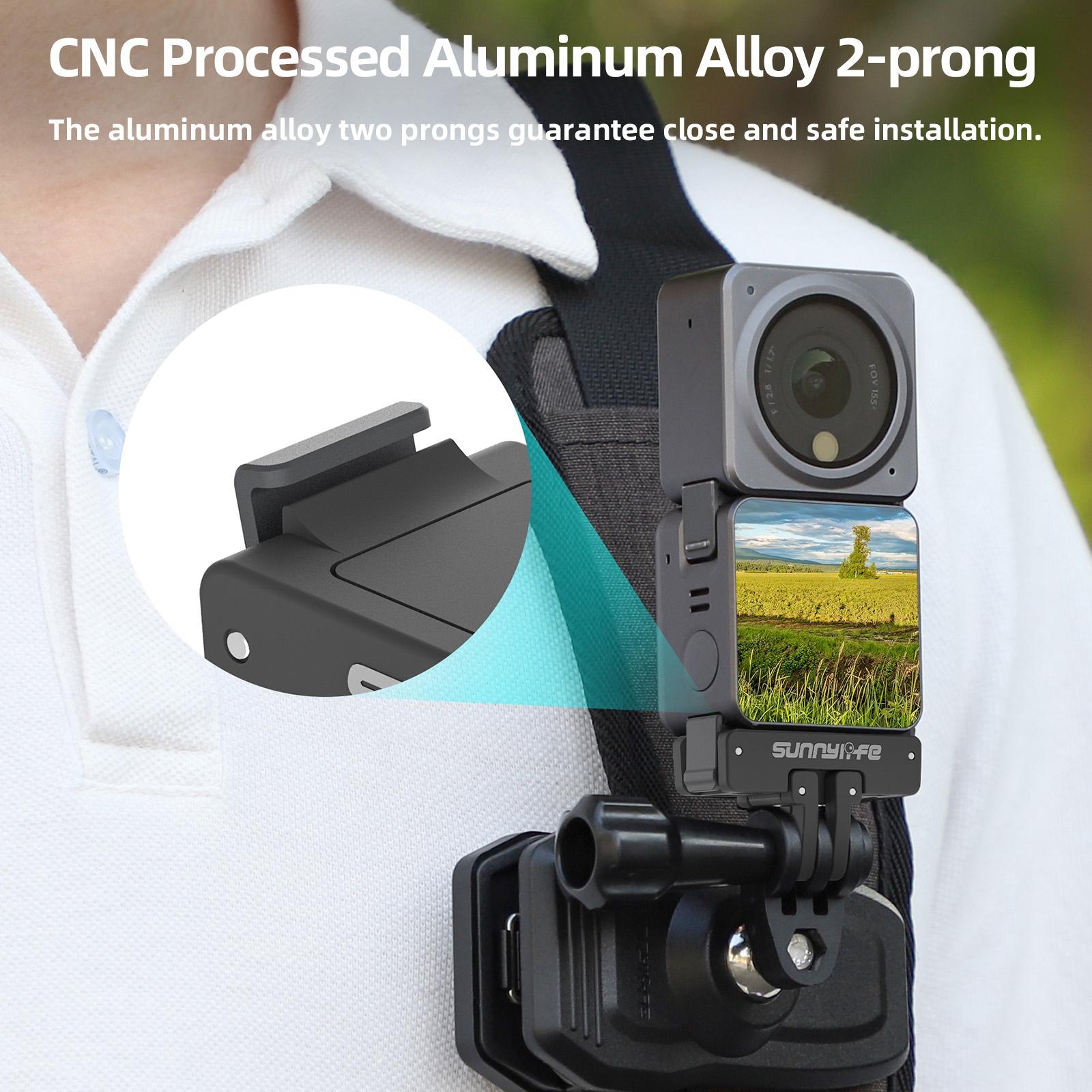 Magnetic Adapter Mount for Dji Action Cameras - Compatible with Action 2 3 and 4 5