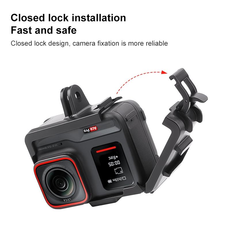 Insta360 Ace / Ace Pro Dual Cold Shoe Cage Expansion Adapter 3