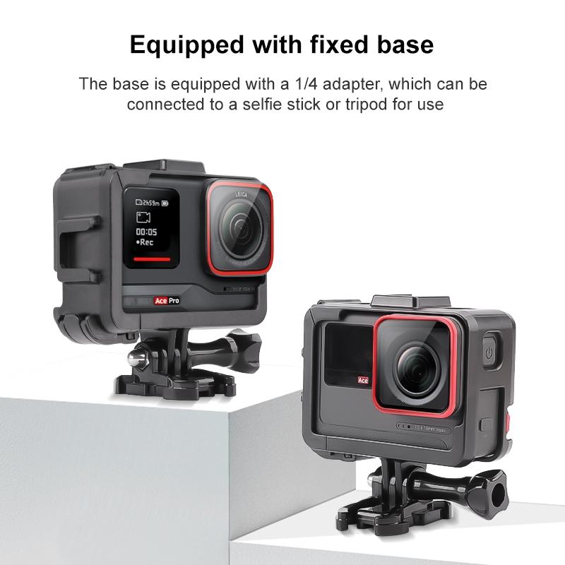 Insta360 Ace / Ace Pro Dual Cold Shoe Cage Expansion Adapter 5