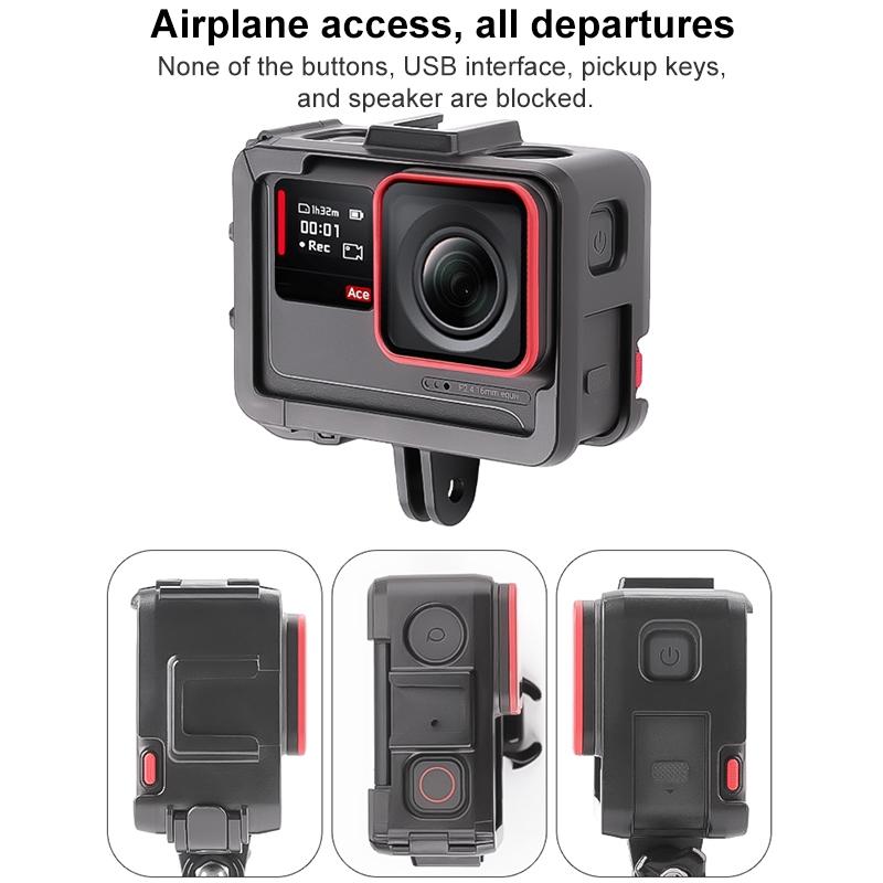 Insta360 Ace / Ace Pro Dual Cold Shoe Cage Expansion Adapter 6