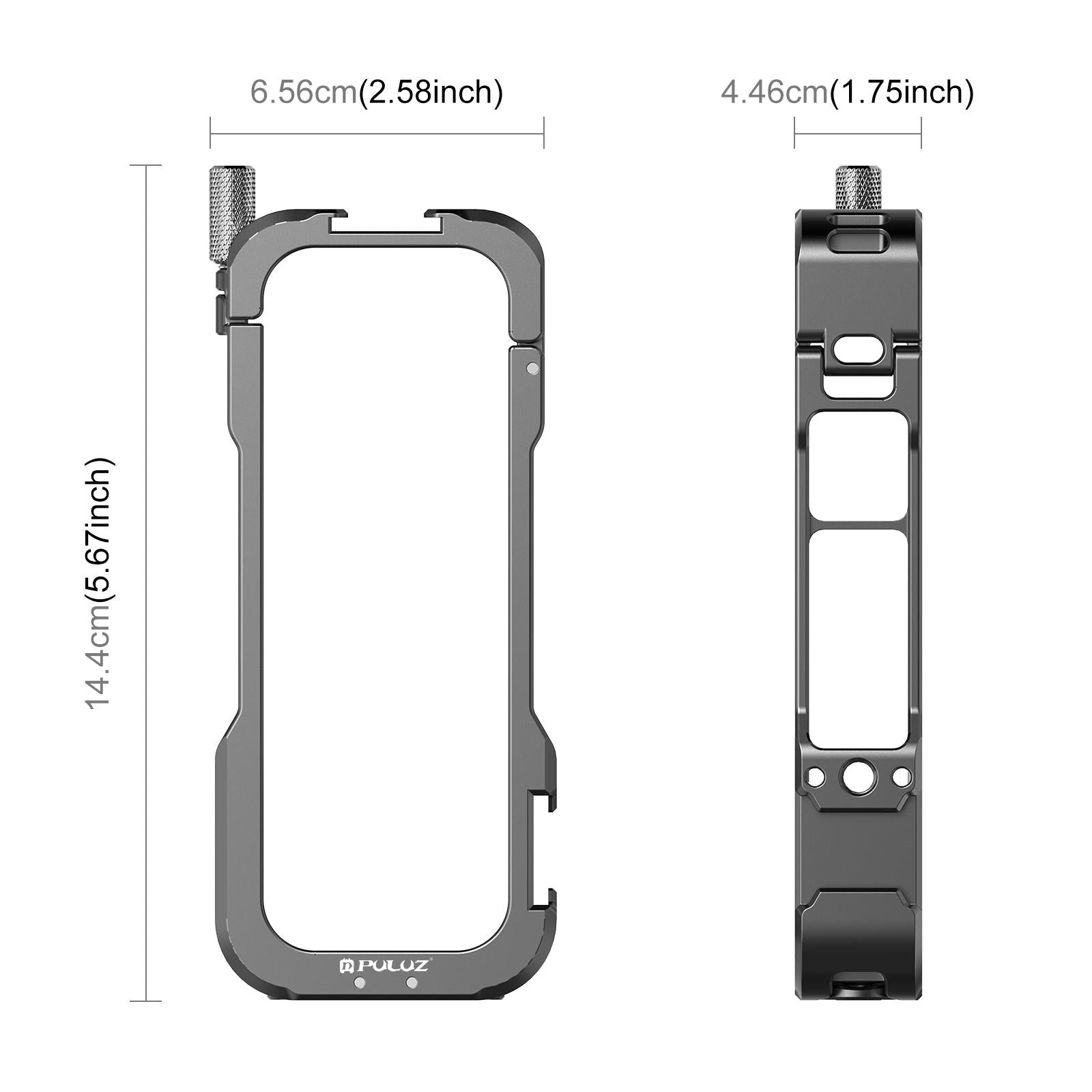 X4 Rig Housing Frame with Lens Cover for Insta360 6