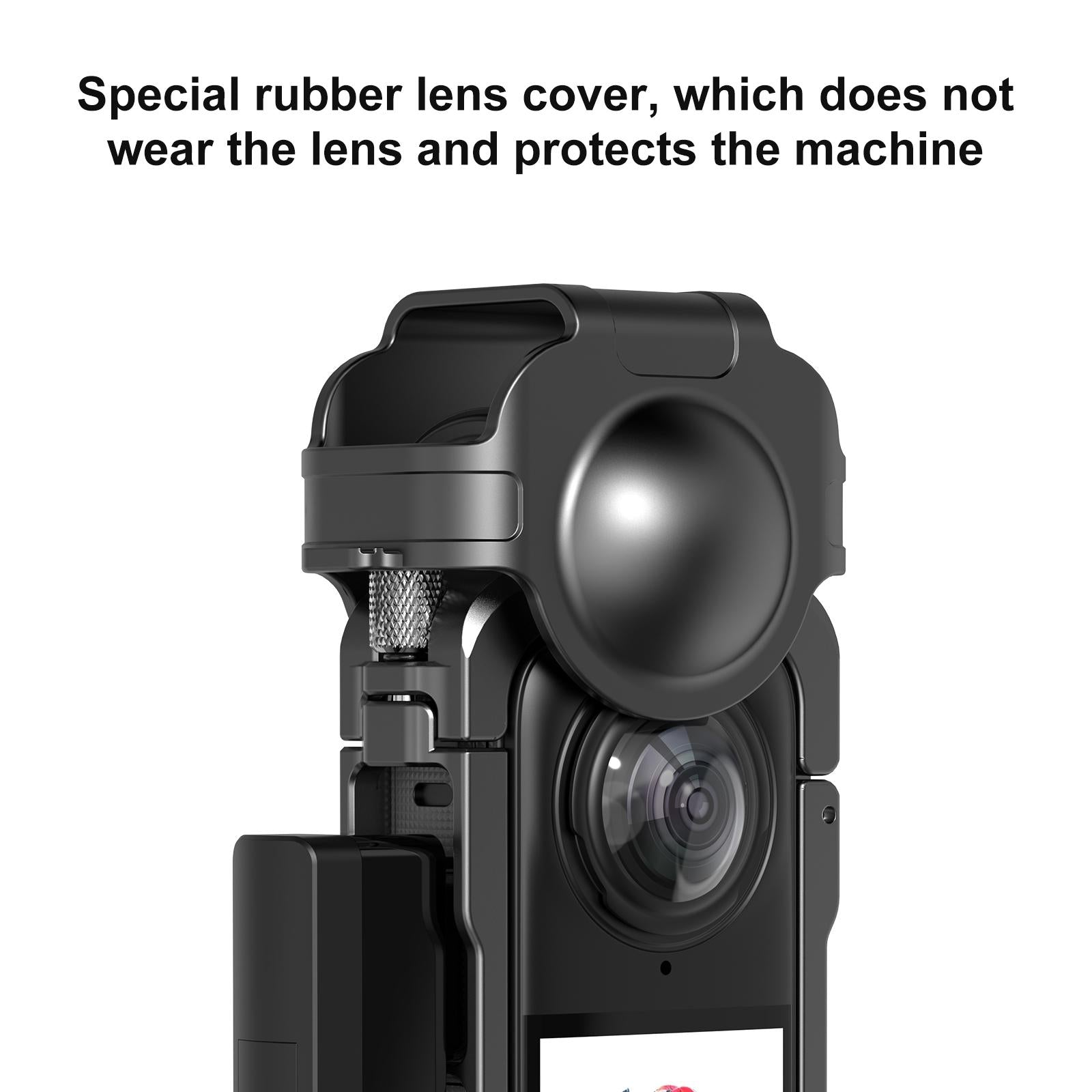 X4 Rig Housing Frame with Lens Cover for Insta360 10