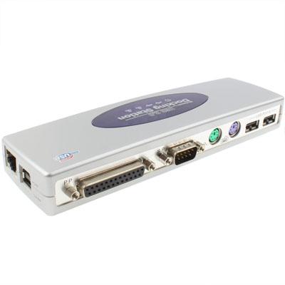 8-Port Usb 2.0 Docking Station With Multiple Ports Black - Black 13