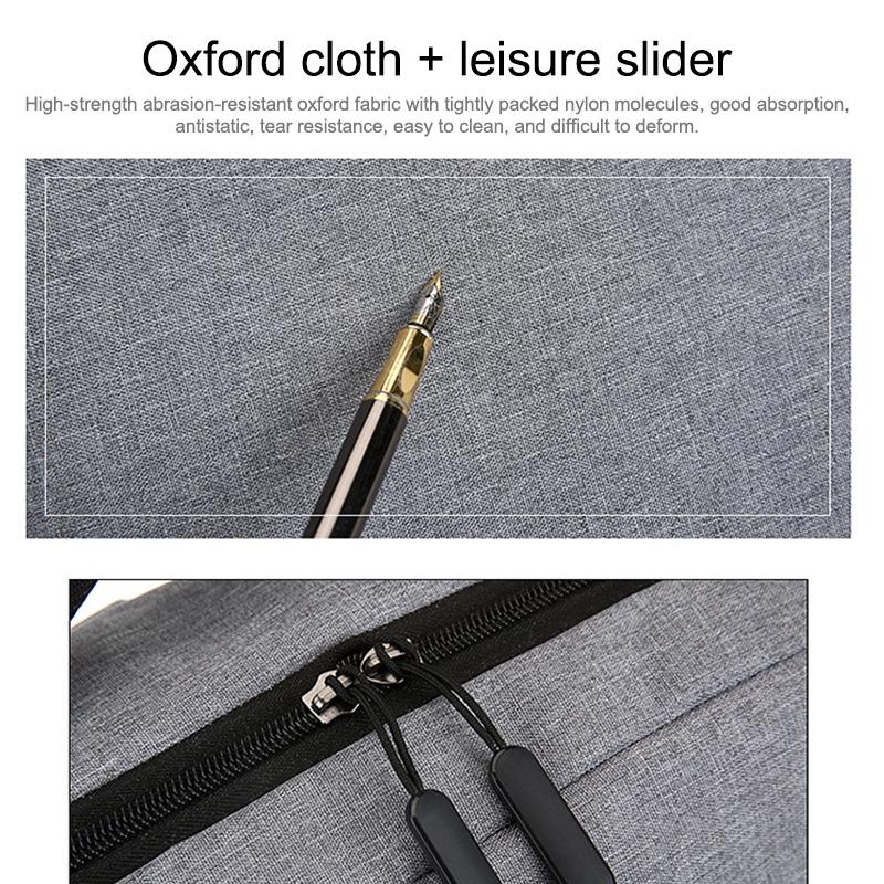 15.6 Laptop Backpack with Usb Charging - Waterproof Oxford Cloth Large Capacity - Black 11