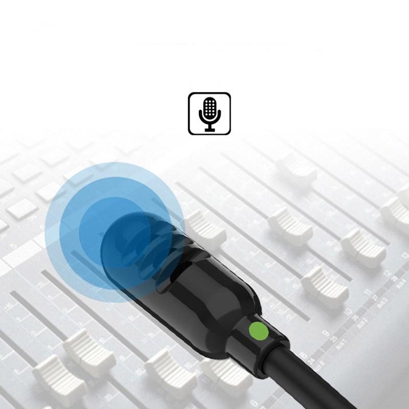 Head-Mounted Children'S Learning Headset With Mic 1.8M Cable Single Hole 4 Levels - Black 12