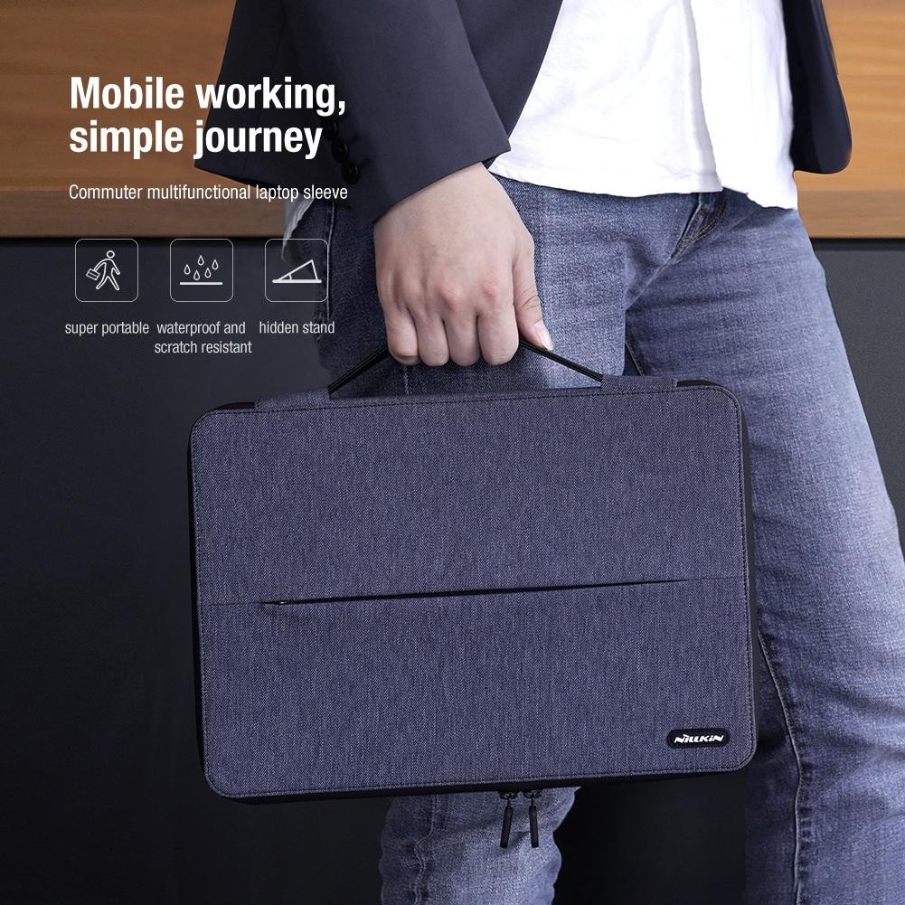16.0 Inch Commuter Laptop Sleeve - Multifunctional - Blue 7