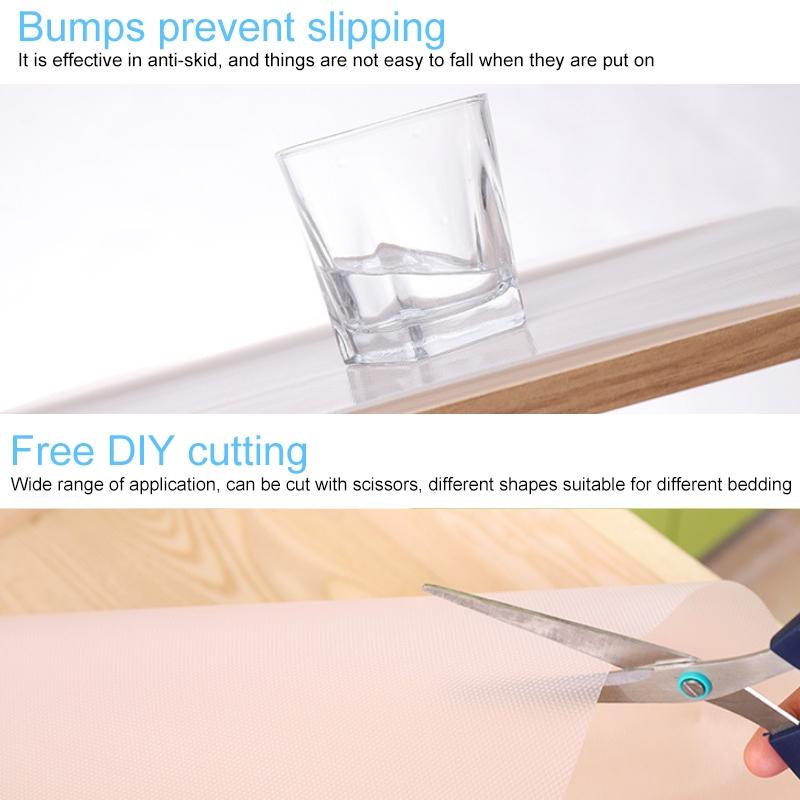 Waterproof Diamond Texture Cut off Cabinet Drawer Mat - 45x150cm - Blue 10