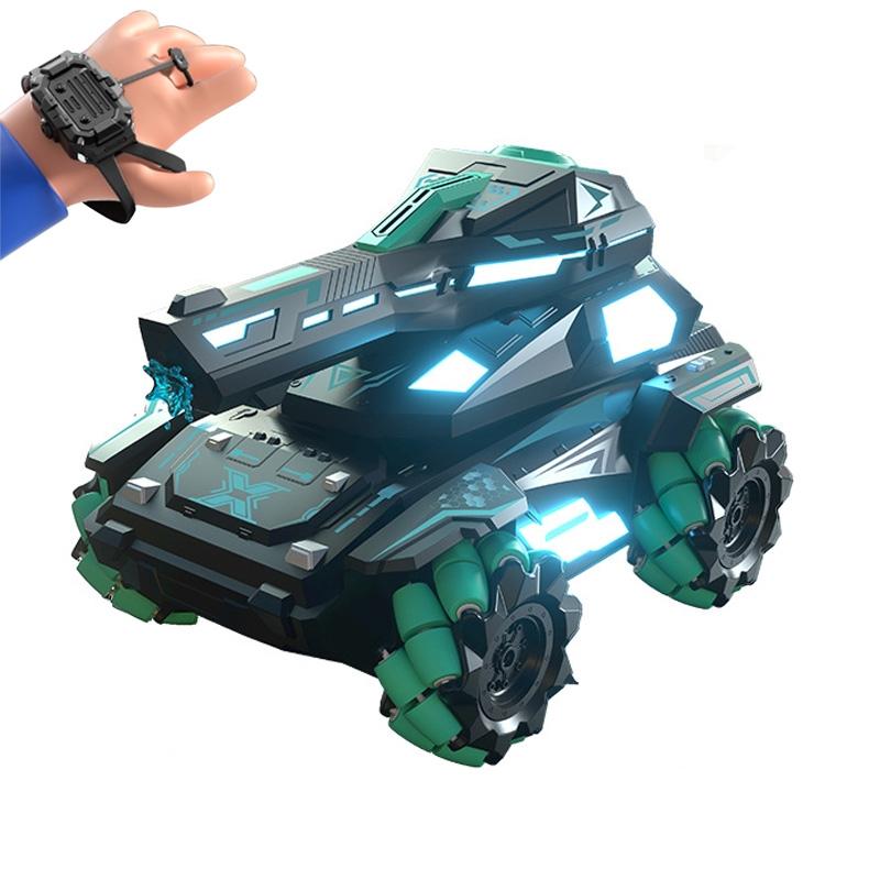 Stunt Water Bomb Battle Armor Rc Car - 2.4g Dual Control - Red - Dual Control 9