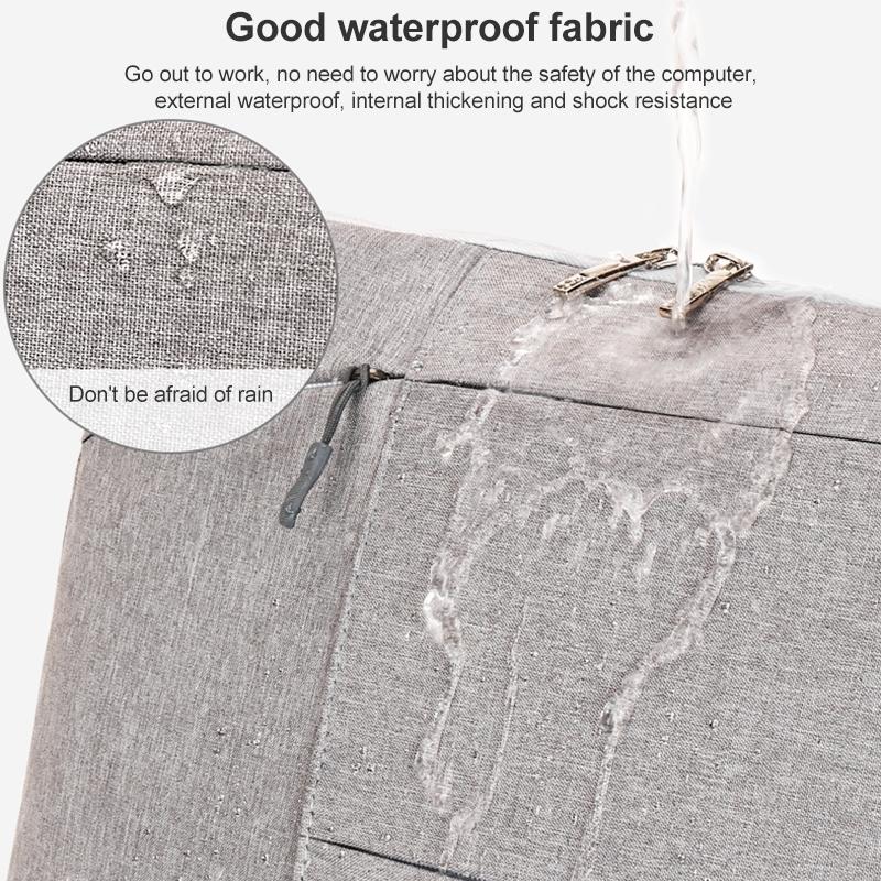 Portable Laptop Handbag - Fits 15.4-16 Inch - Casual Design - Pink 5