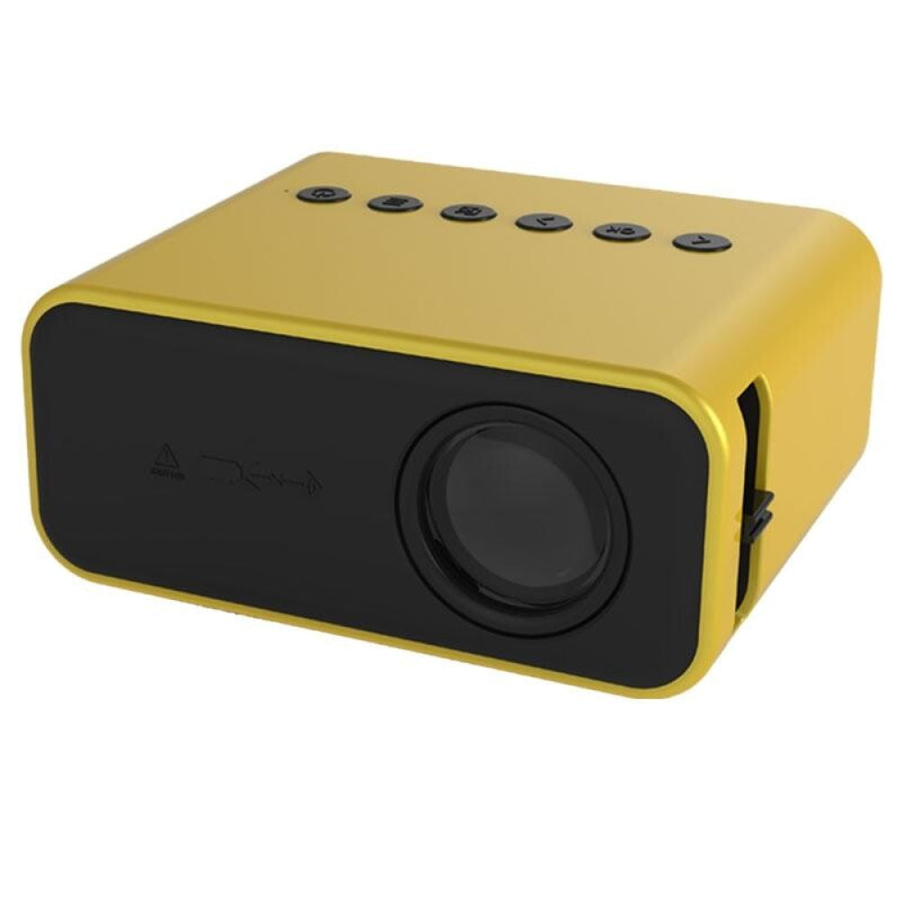 Portable Mini Home Theater Projector - 80 Lumens 1920X1080P Remote Control & Adaptor - Black 3