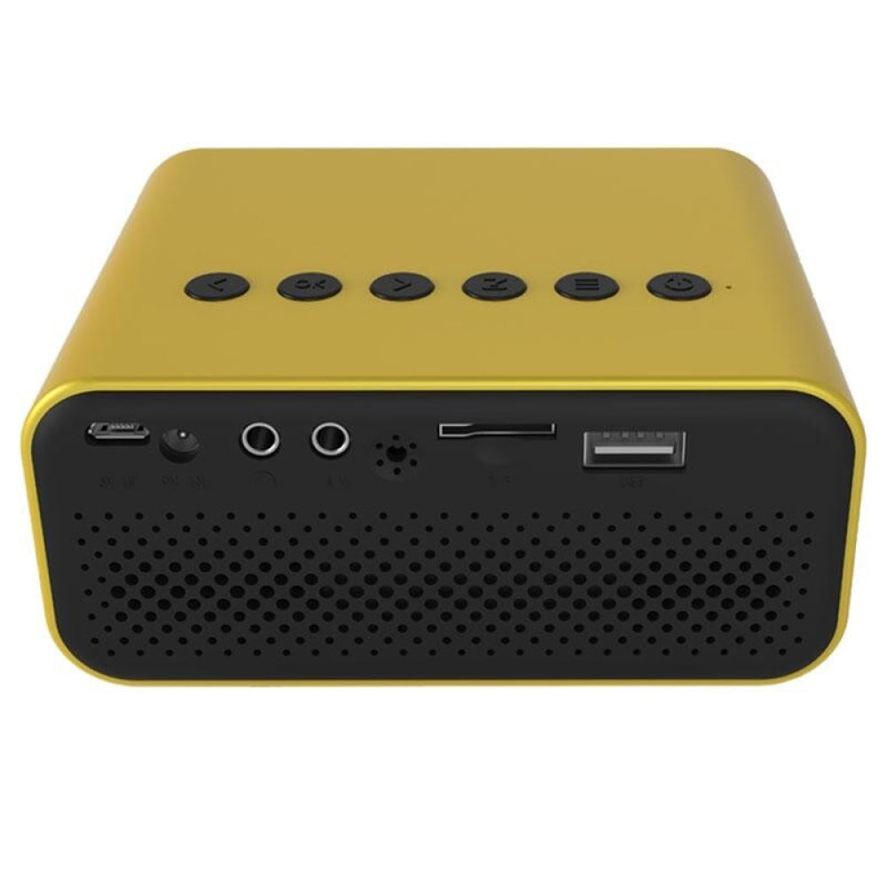 Portable Mini Home Theater Projector - 80 Lumens 1920X1080P Remote Control & Adaptor - Black 4