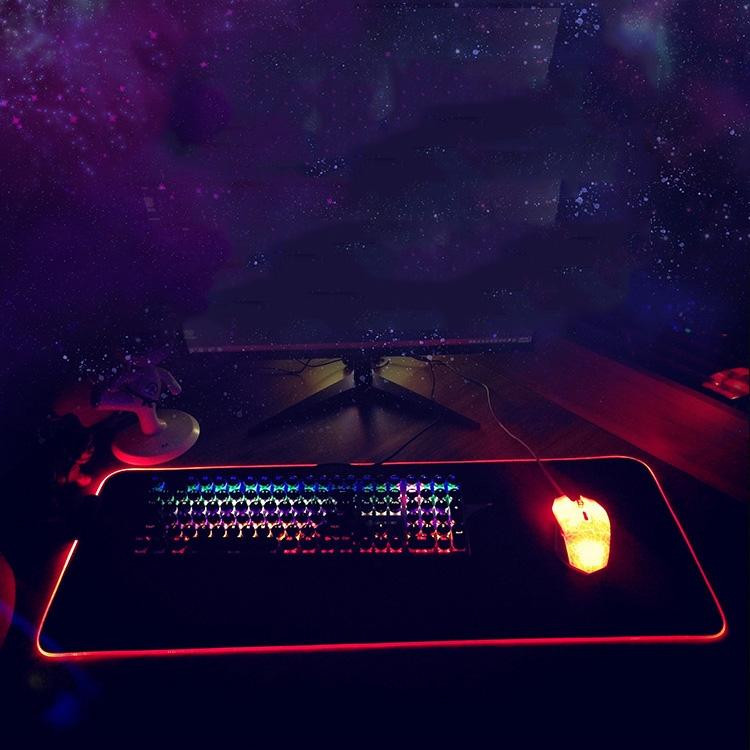 Rgb Non Slip Mouse Pad With Thermal Transfer - Snow Peak 7