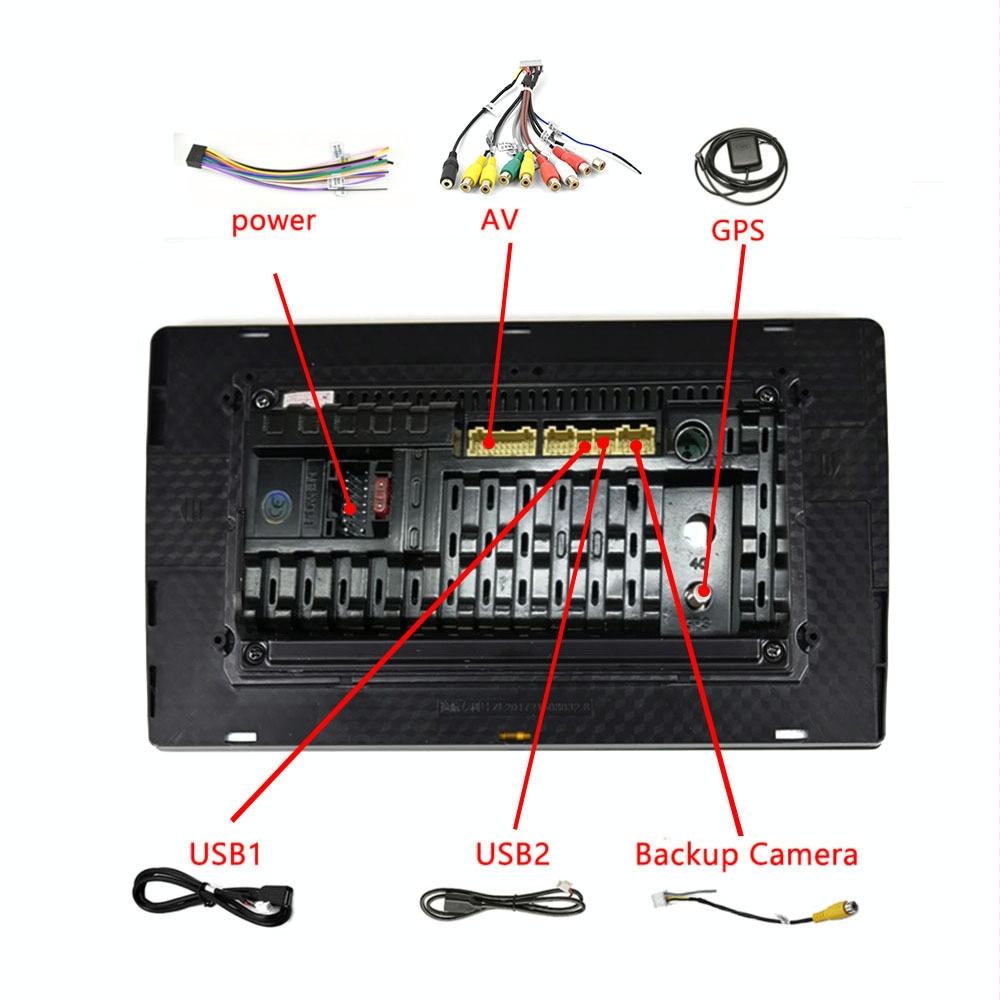 Universal Dual-Spindle Car Navigator With Central Control Screen - Standard + Ahd Camera 9