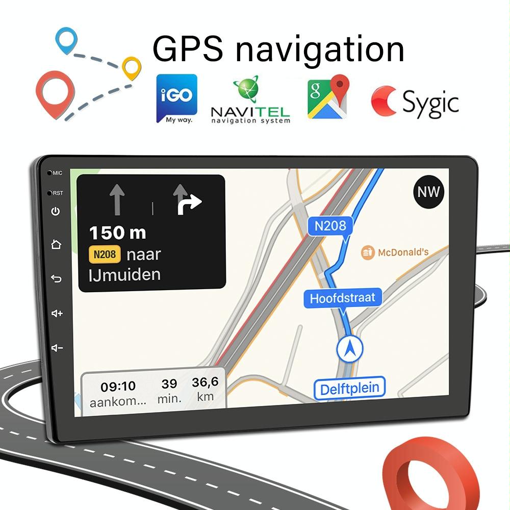 Universal Dual-Spindle Car Navigator With Central Control Screen - Standard + Ahd Camera 13