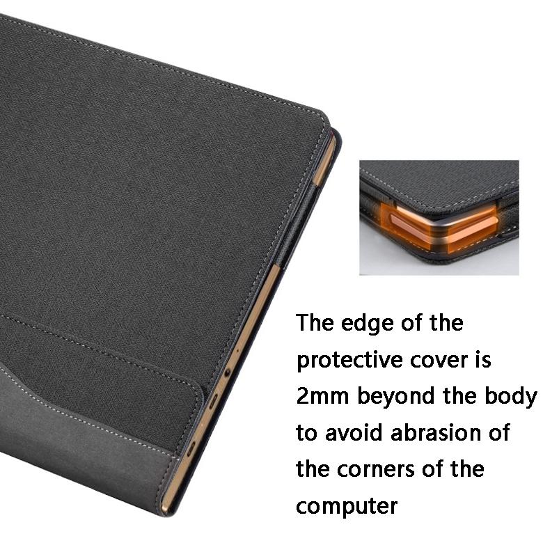 Yoga 730-13 Laptop Leather Case - Protective - Business Brown 4