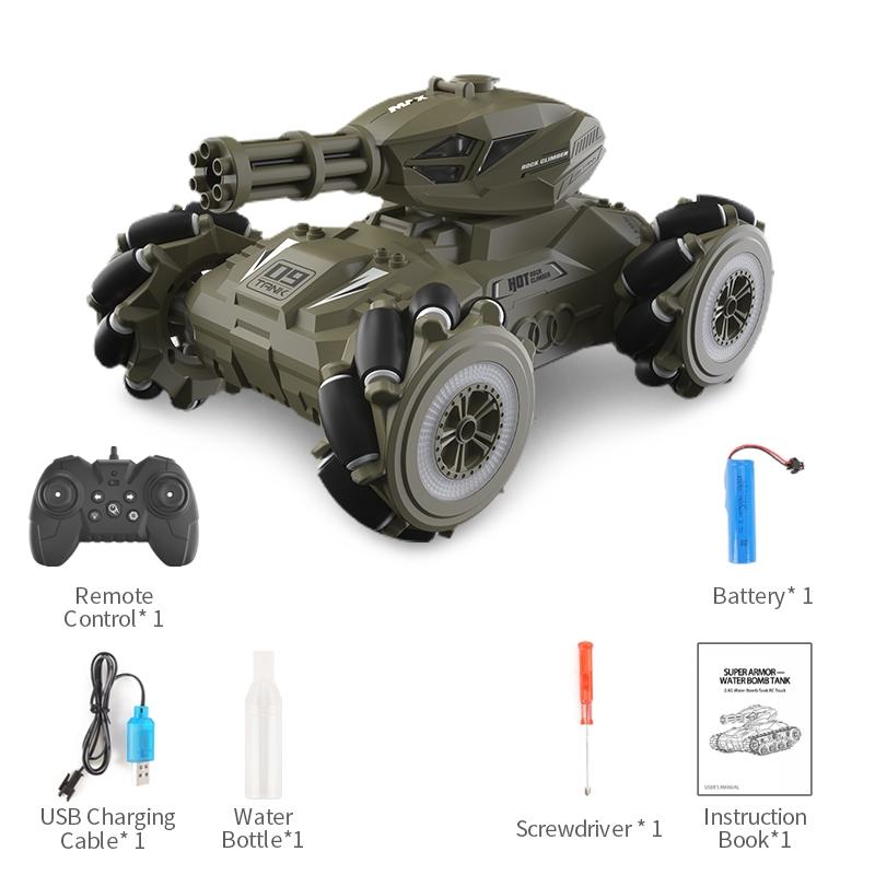 Universal Wheel Rc Drift Car - Single Control Green 3