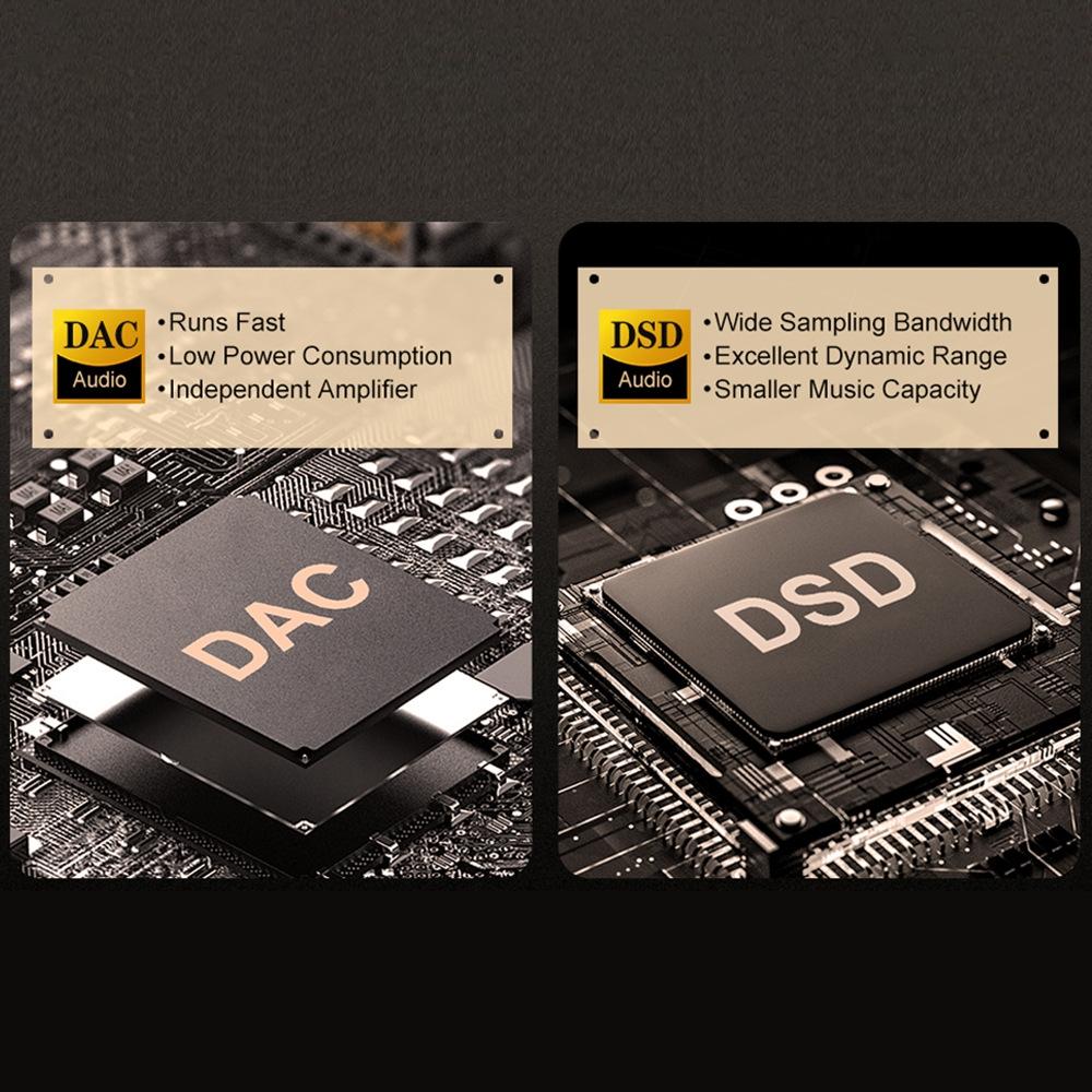 2.4 Inch Hifi Bluetooth Music Player Dsd256 Mastering Sound Quality 16Gb+16Gb Memory - Black - 16Gb+8Gb 5