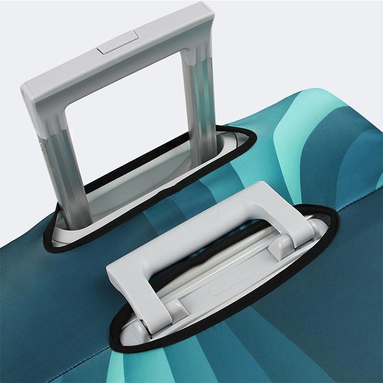 22-24 Inch Travel Suitcase Dust Covers - Elastic & Abrasion-resistant - Blue Ripple 3