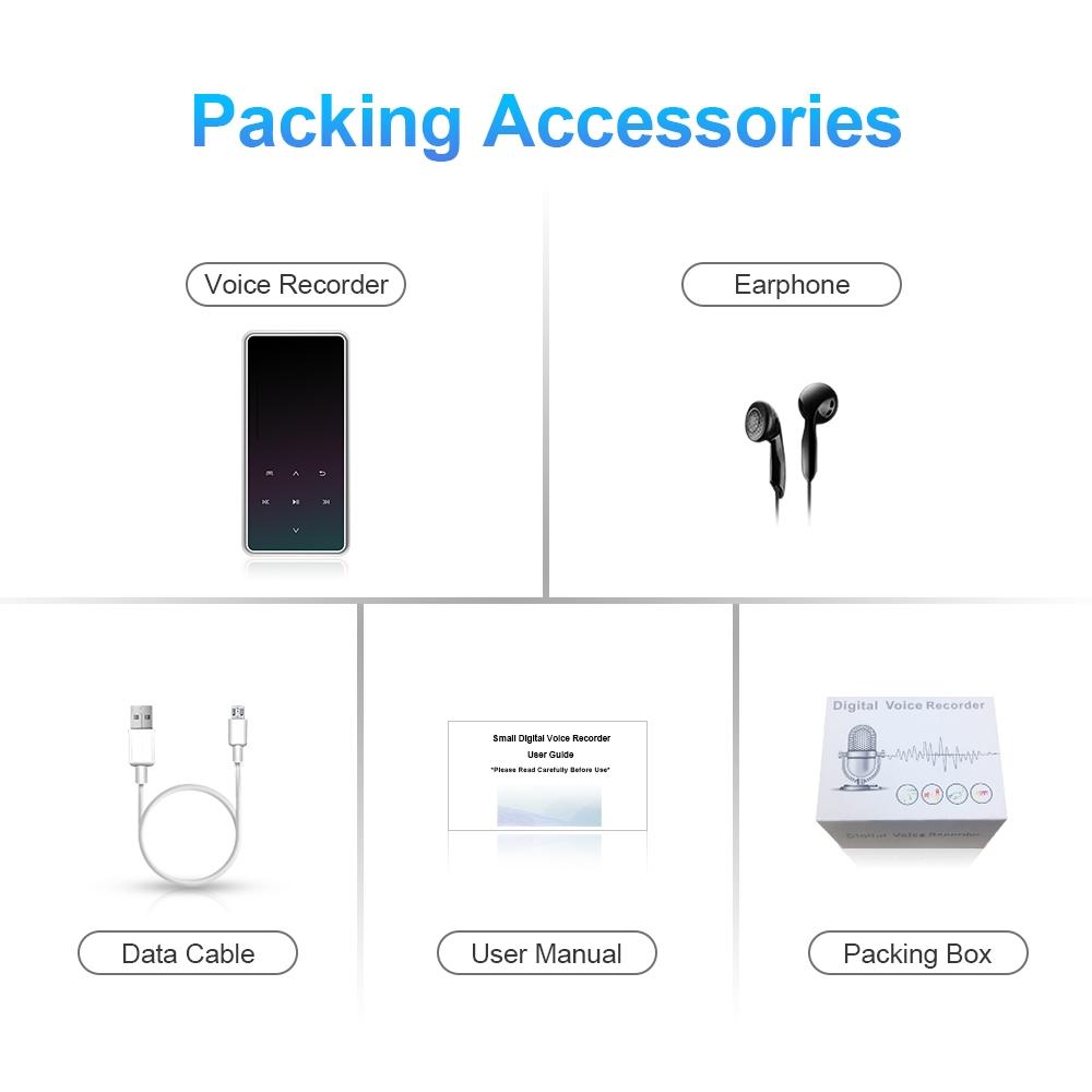 Portable Bluetooth Player 8Gb Capacity Silver 6