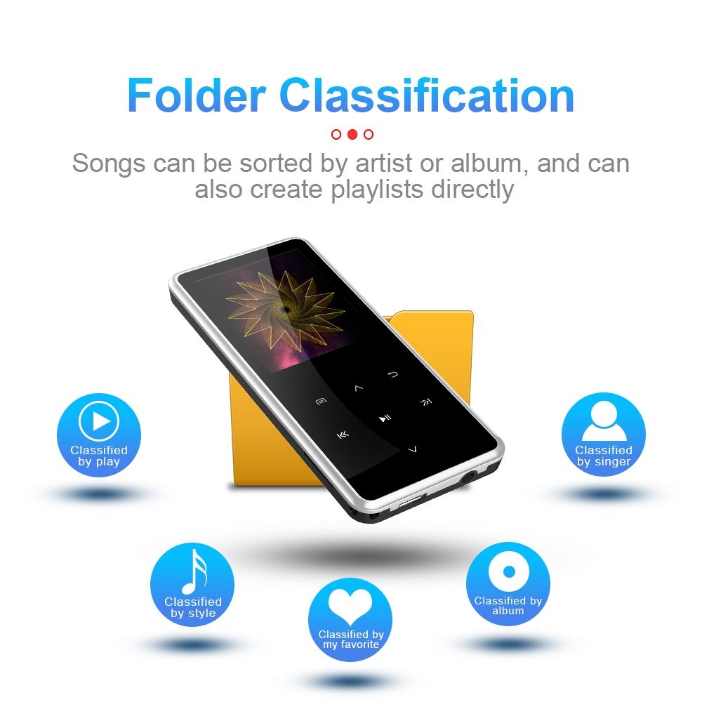 Portable Bluetooth Player 8Gb Capacity Silver 12