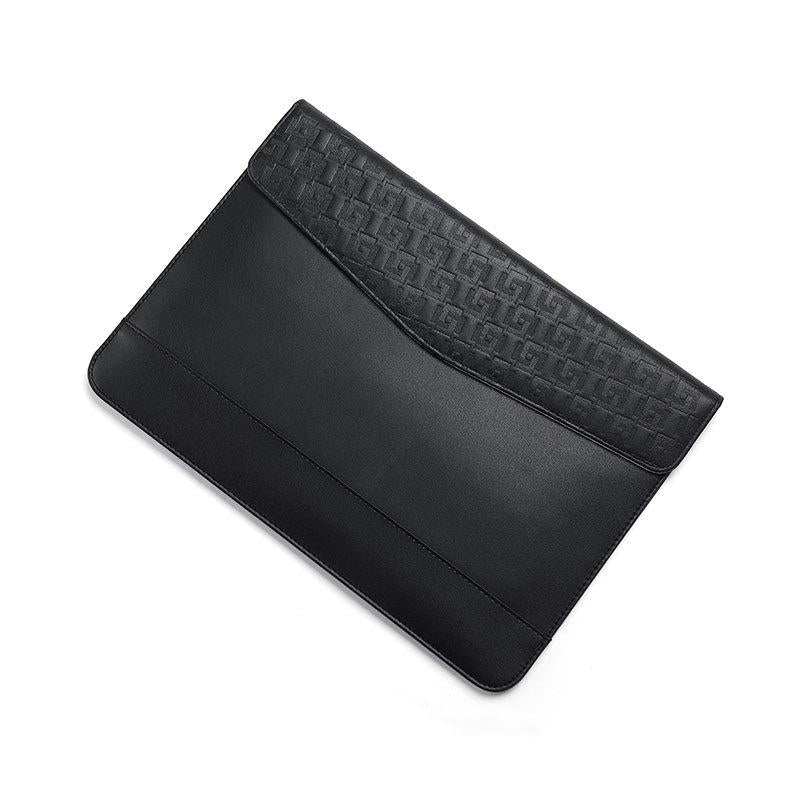 13-14 Inch Ultra-thin Magnetic Holster for Horizontal Embossed Notebook with Liner Bag - Gray 10