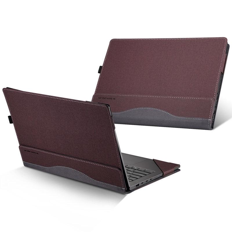 Yoga 520-14 Laptop Leather Case - Protective - Dark Gray 11