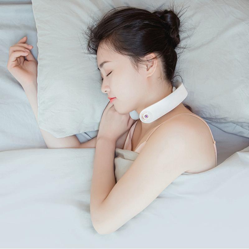 Smart Neck & Shoulder Massager Heat Therapy Multi-Function Cervical Spine Physiotherapy Pgg - Pink 13