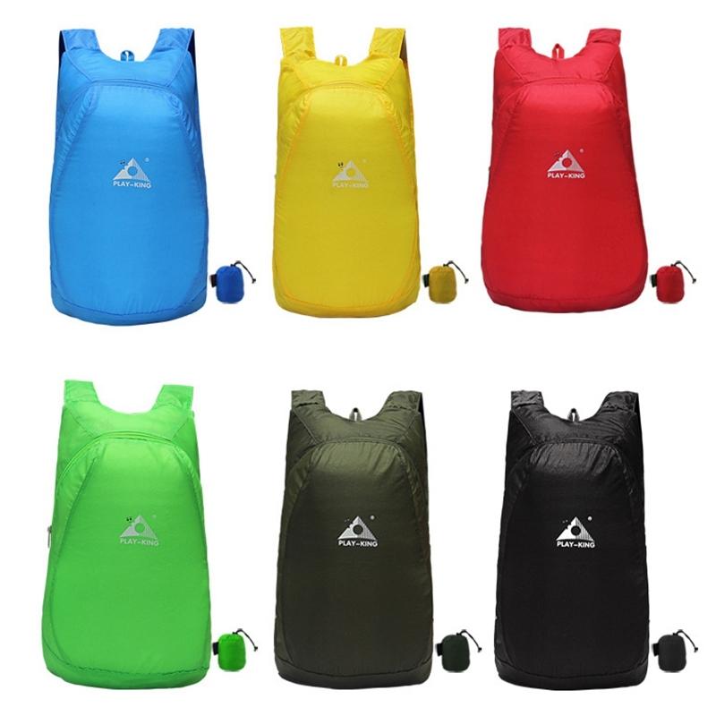 Ultralight Foldable Anti Splash Bag For Outdoor Climbing 20L Capacity Max Load 15Kg - Black 10