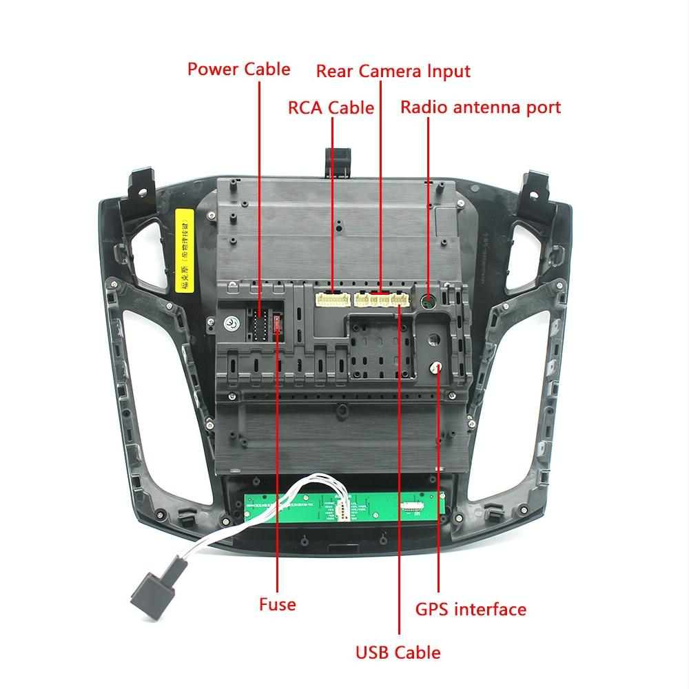 9.7 Inch Android Car Integrated Machine For Ford Focus - Standard + 4 Light Camera 2 + 64G 5