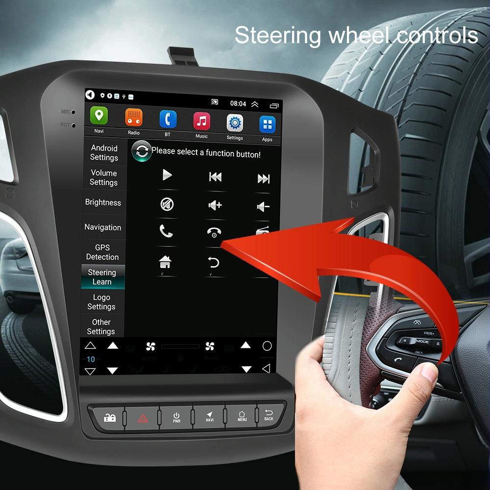 9.7 Inch Android Car Integrated Machine For Ford Focus - Standard + 4 Light Camera 2 + 64G 6