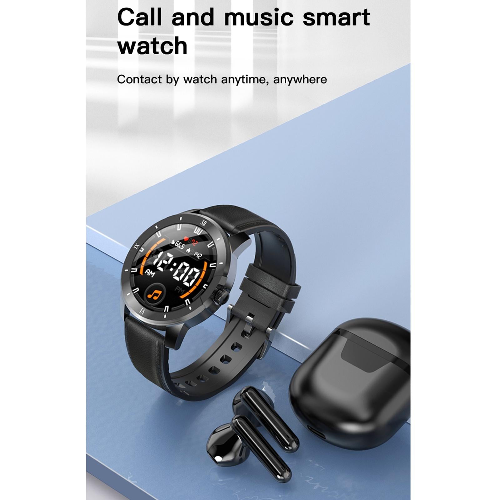 1.3 Inch Ips Colour Screen Ip68 Waterproof Smart Watch Support Bluetooth Call / Sleep Monitoring / Heart Rate Monitoring - Silicone Strap Silver 10