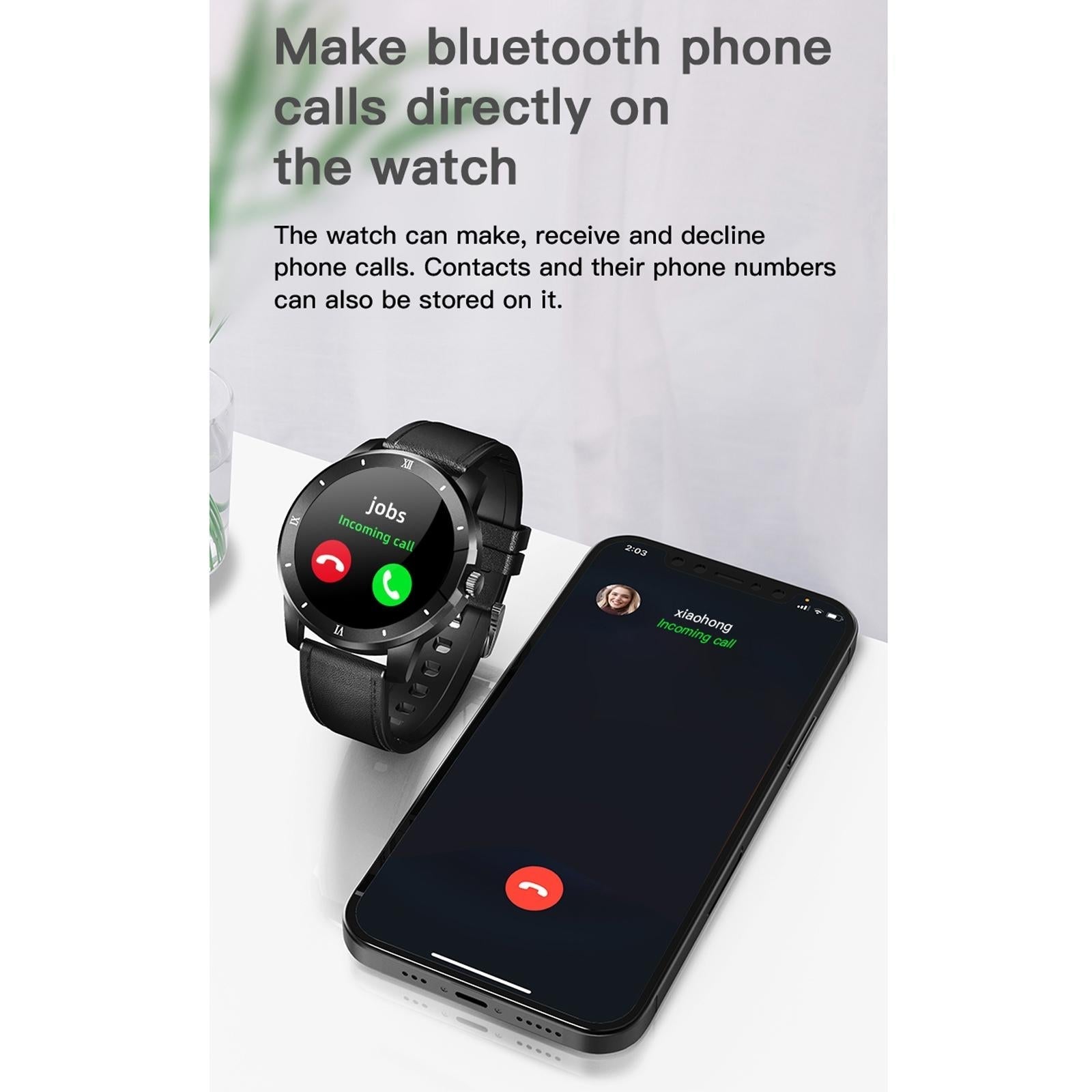 1.3 Inch Ips Colour Screen Ip68 Waterproof Smart Watch Support Bluetooth Call / Sleep Monitoring / Heart Rate Monitoring - Silicone Strap Silver 14