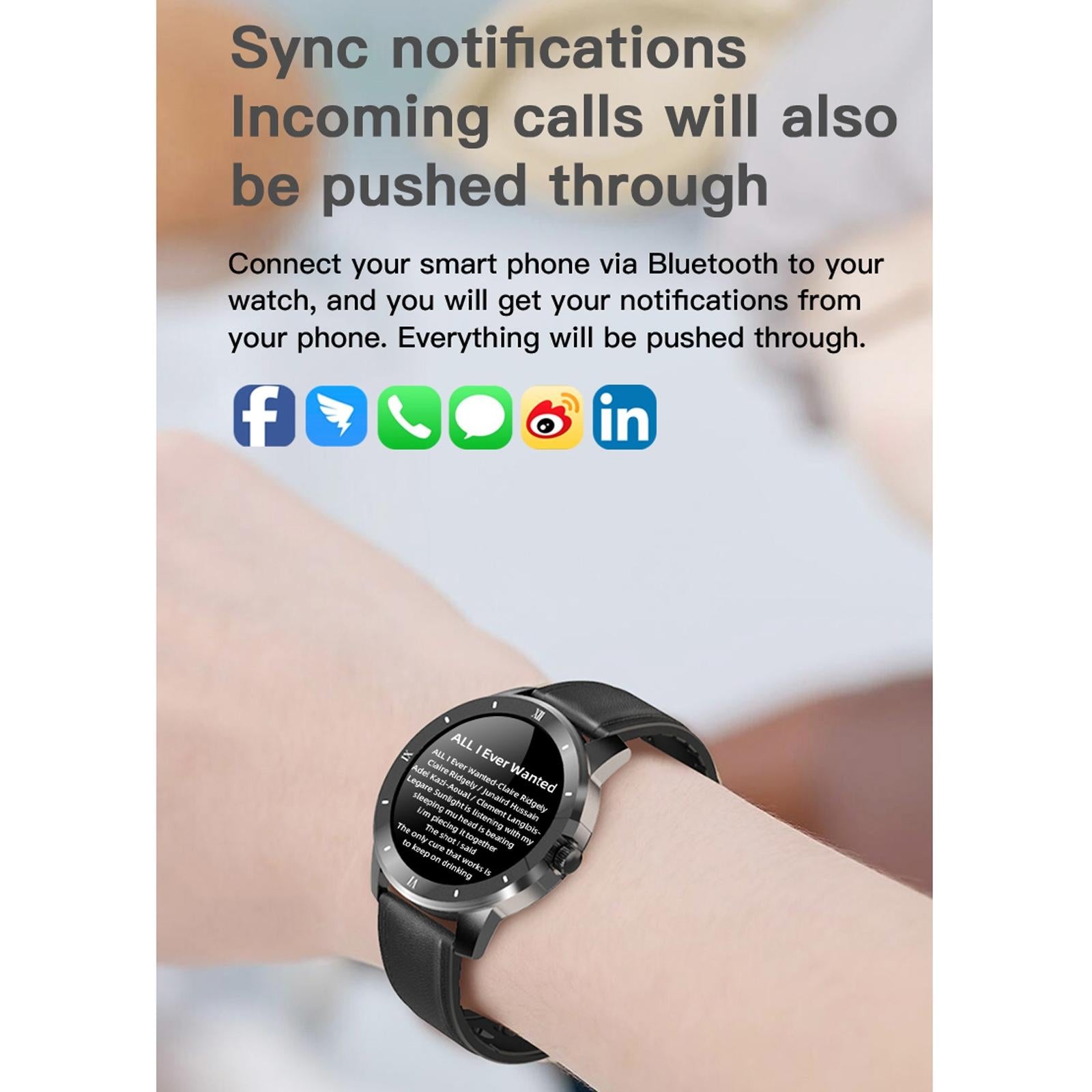 1.3 Inch Ips Colour Screen Ip68 Waterproof Smart Watch Support Bluetooth Call / Sleep Monitoring / Heart Rate Monitoring - Silicone Strap Silver 15