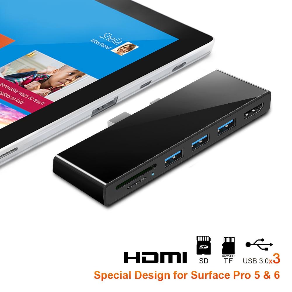 3-Port Usb 3.0 + Hdmi + Sd / Tf Card Reader Hub With 4K Hdmi Adapter 4