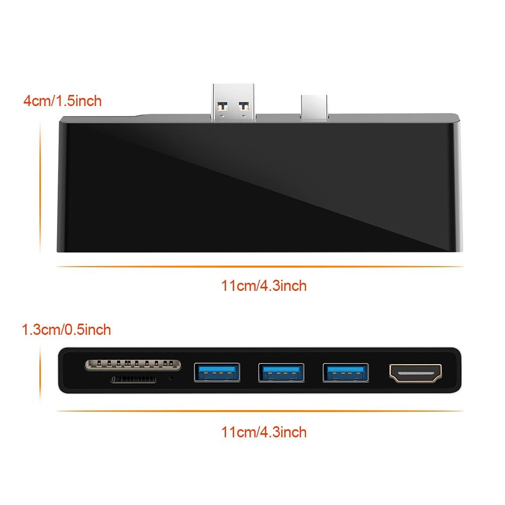 3-Port Usb 3.0 + Hdmi + Sd / Tf Card Reader Hub With 4K Hdmi Adapter 8