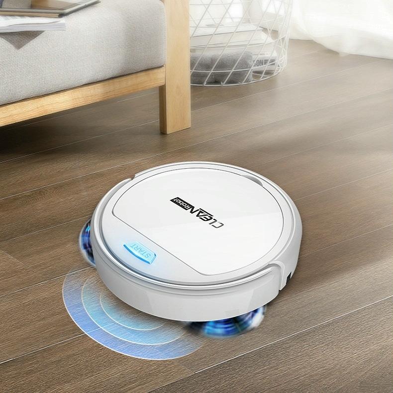 Smart Household Sweeping Robot - Automatic - Black 8