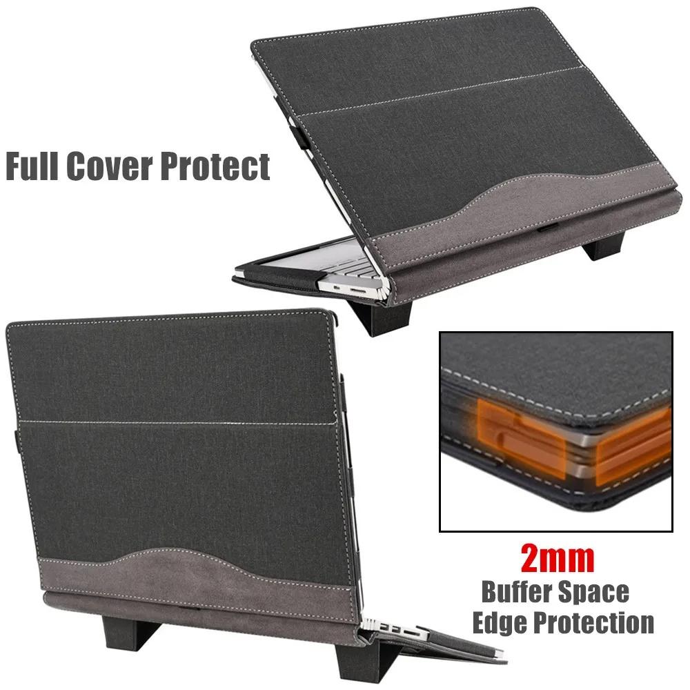 Protective Leather Laptop Case With Stand - 13.3 Inch - Dark Blue - For Samsung Galaxy Book Pro 360 6