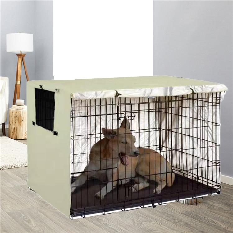 Outdoor Pet Cage Cover - Waterproof & Dustproof - 79x50.8x53cm - Black 8