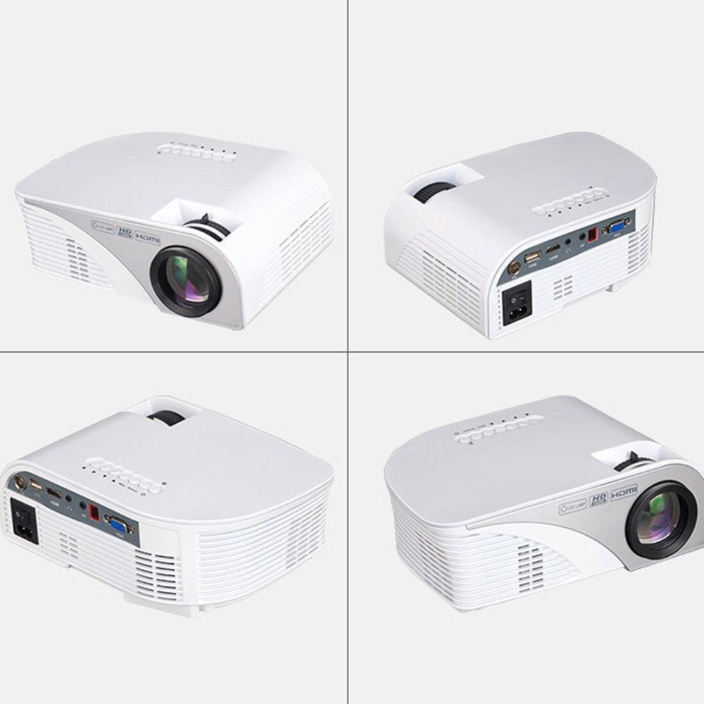 Portable Mini Led Projector With Remote - 1200 Lumens - Black 7