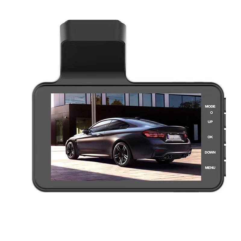 Hd Night Vision Dash Camera - 4 Inches Easy Install - Dual Record 4