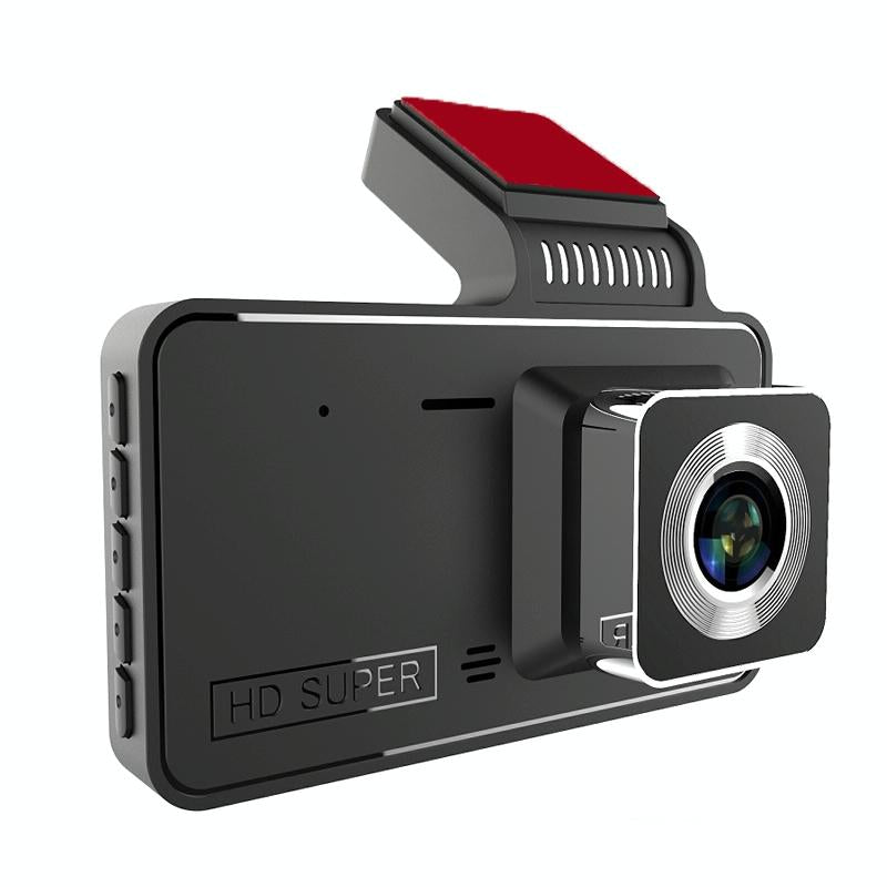 Hd Night Vision Dash Camera - 4 Inches Easy Install - Dual Record 10