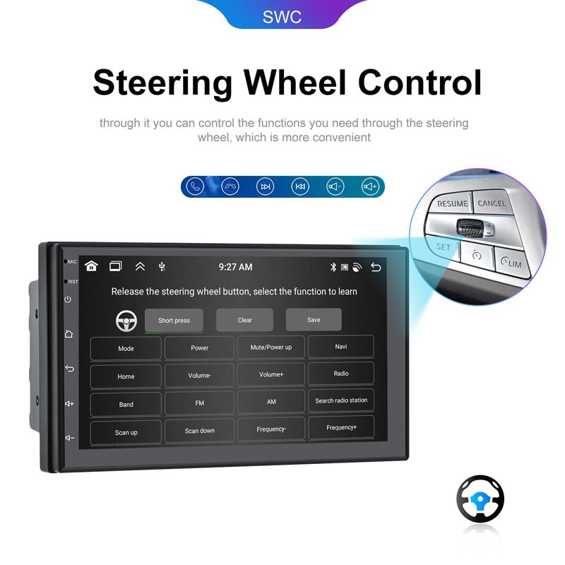 Universal Wireless Carplay Car Navigation Center - 13.0 Monitor - Standard + Ahd Camera 9Inch 13