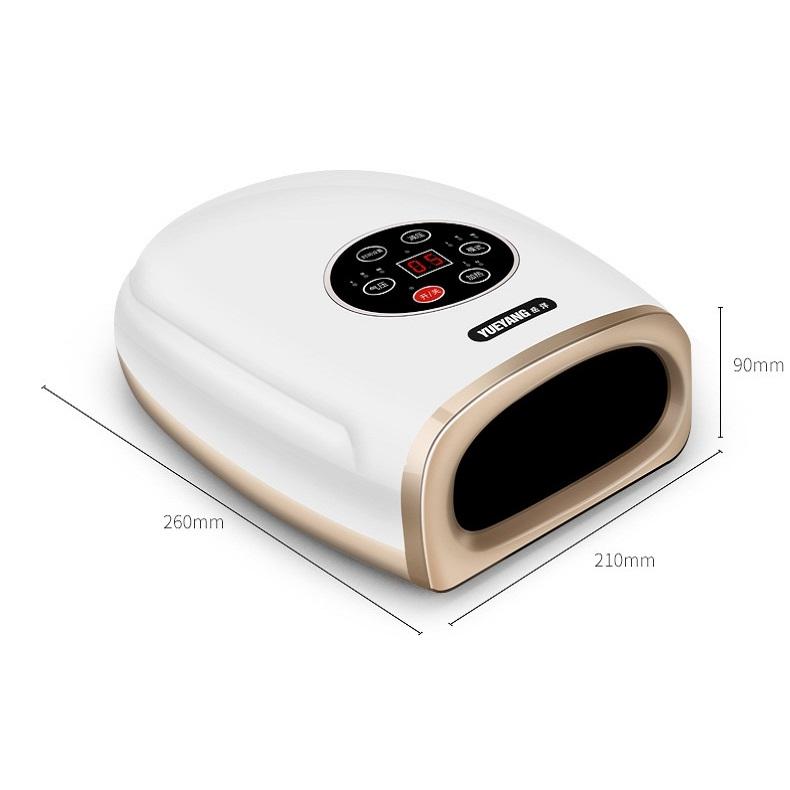Hand Finger Joint Massager Wrist Palm Physiotherapy Mouse Meridian Acupoint Charging Amber Gold - Amber Gold 4