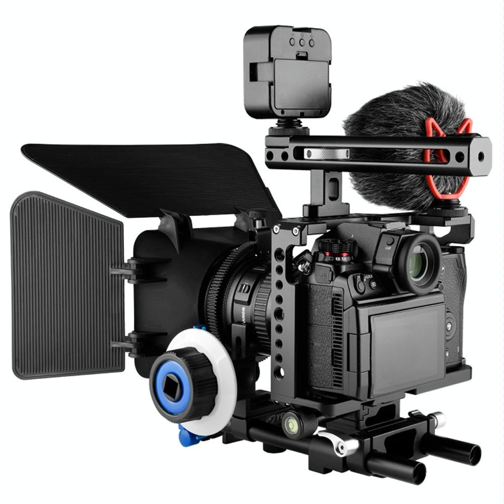 Panasonic Lumix Dc-S1H / Dc-S1 / Dc-S1R Camera Cage Stabilizer - Black 8
