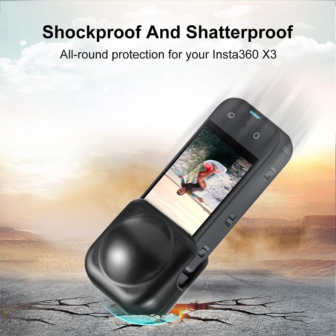 Silicone Lens Cover for Insta360 X3 - Protective and Durable 8